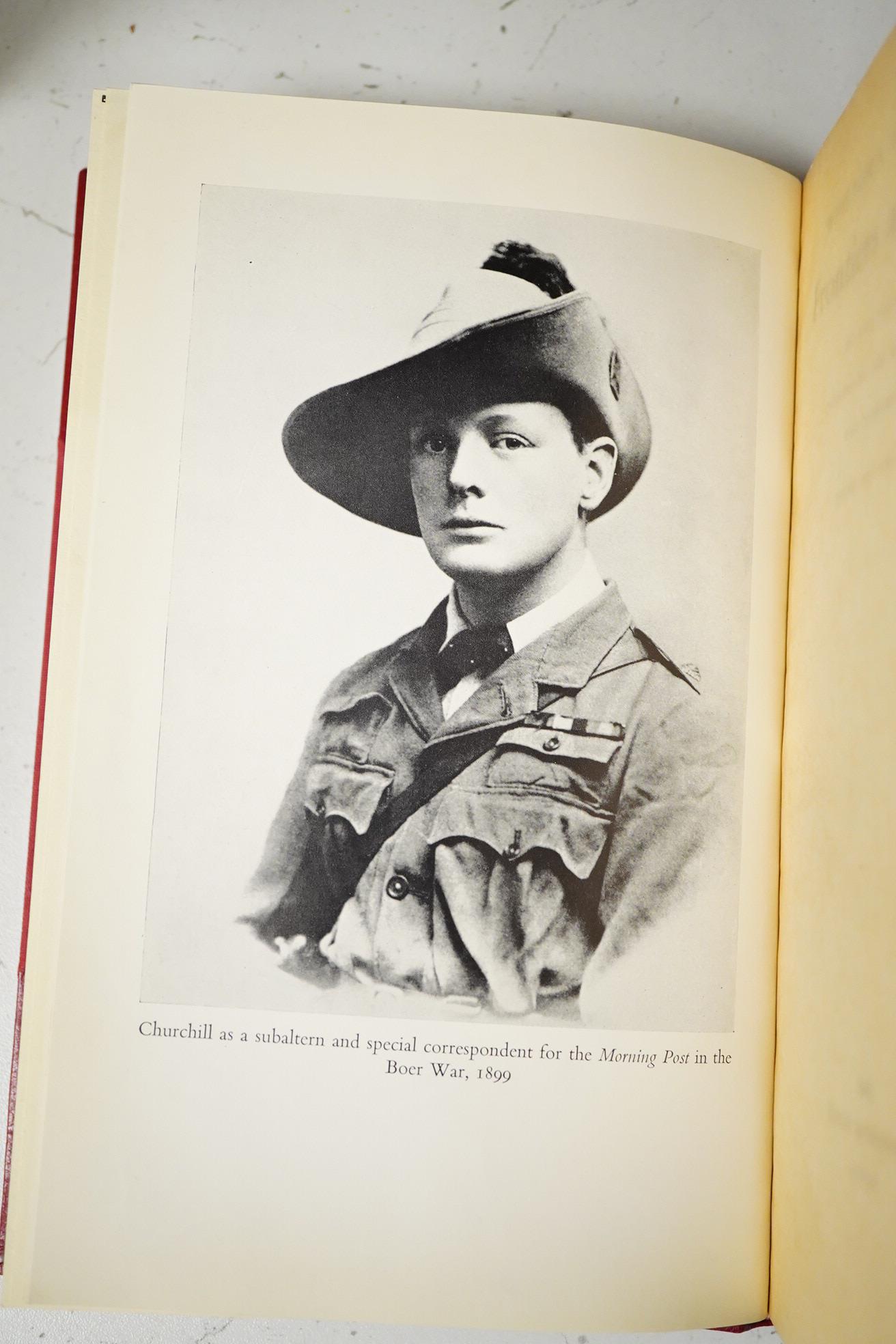 Churchill, Sir Winston Spencer - Frontiers and Wars: his four early books covering his life as a soldier and war correspondent. Edited into one volume. 1st edition. num. plates and text maps (some produced for this editi